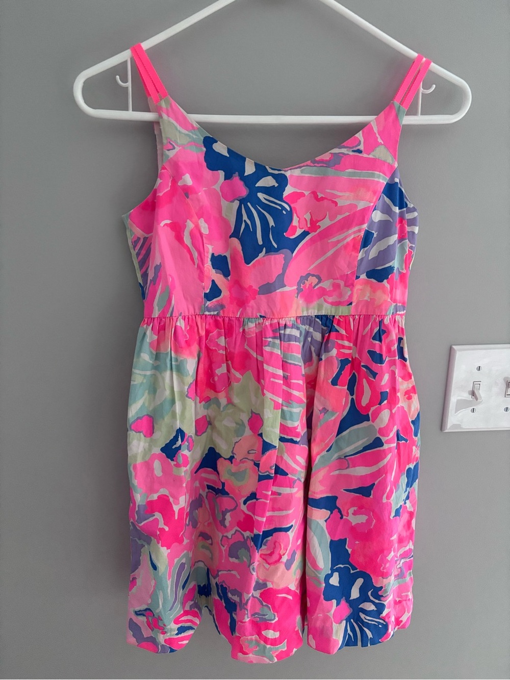 Lilly Pulitzer Bright Floral Playa Hermosa Rue Dress size 12